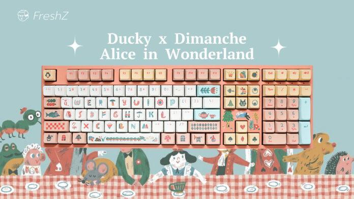 Ducky x Dimanche Alice in Wonderland One 2 Pro_ keyboard_คีย์บอร์ด